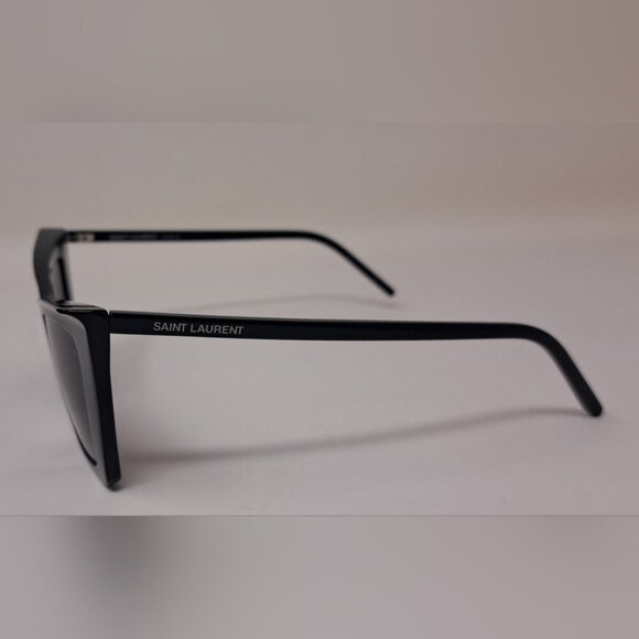 Saint Laurent Women's Sunglasses Black Cateye SL 372 001 54mm 54-16-145 - Picture 13 of 15